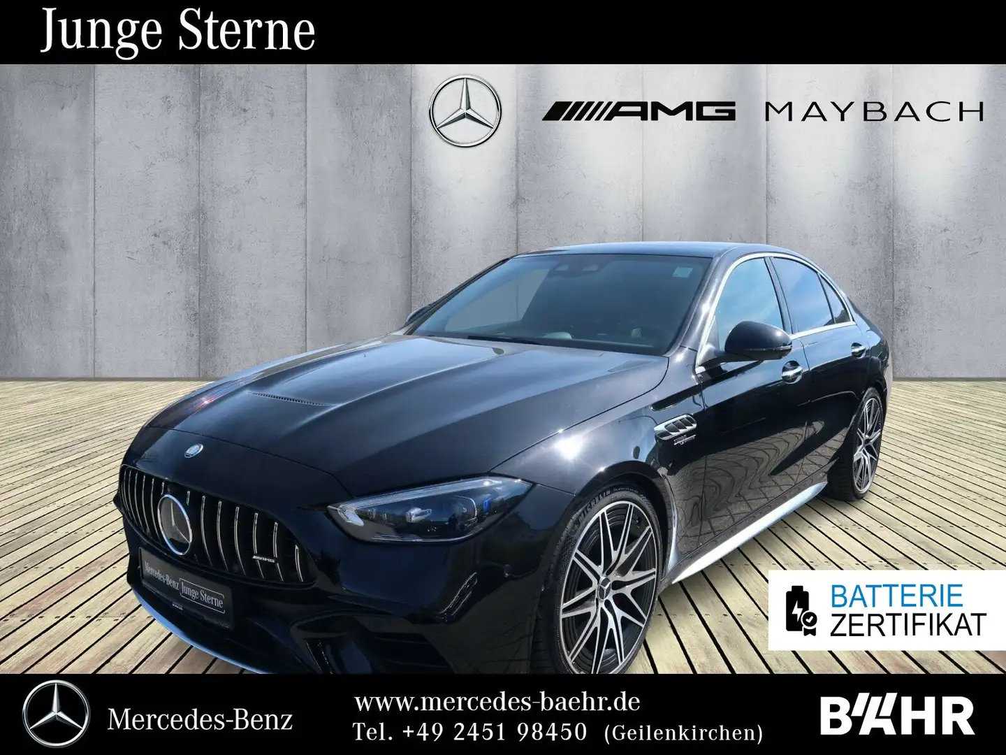 Mercedes-Benz C 63 AMG C 63 AMG S E Performance Distronic/Burmester/20" Schwarz - 1