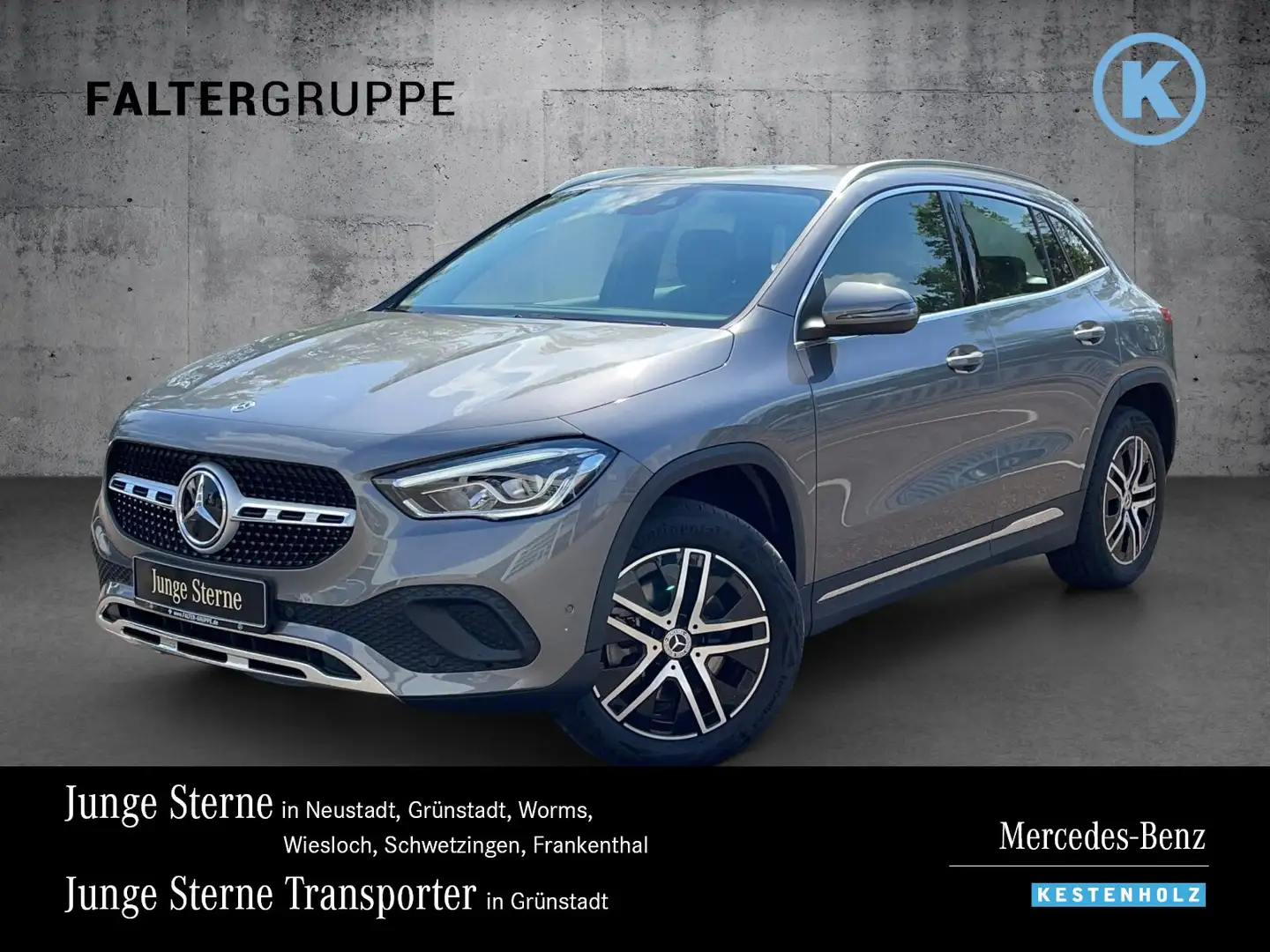 Mercedes-Benz GLA 250 GLA 250 e PROGRESSIVE+LED+KAM+PUBLIC-CHARGING Navi Grijs - 1