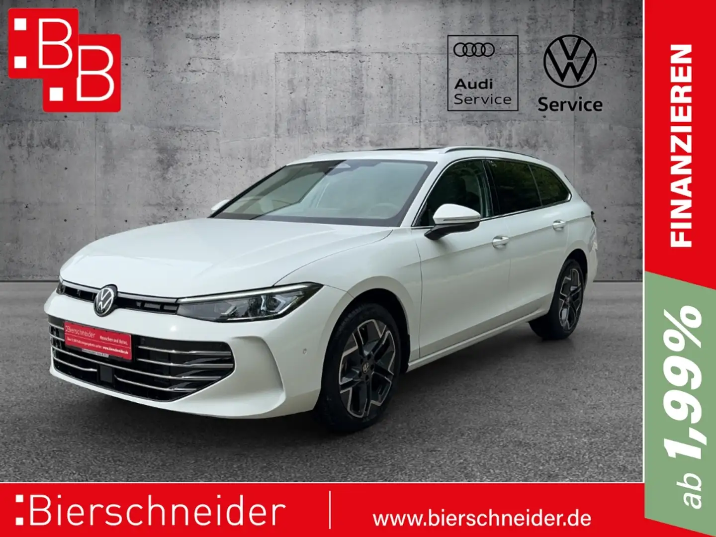 Volkswagen Passat Variant 2.0 TDI DSG Elegance MATRIX PANO AHK KAMERA ACC ST Bianco - 1