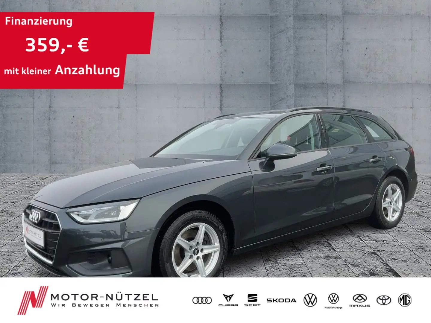 Audi A4 35 TFSI S-TRONIC 2xPDC+GRA+SHSZ+AHK Grau - 1