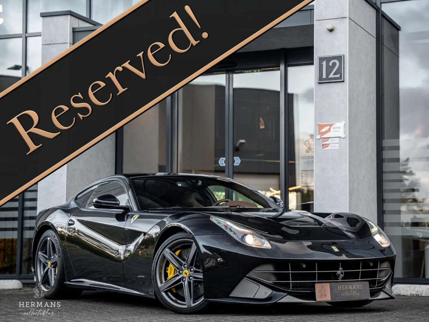 Ferrari F12 6.3 Berlinetta / New Power Warranty / AFS / Cerami Schwarz - 1