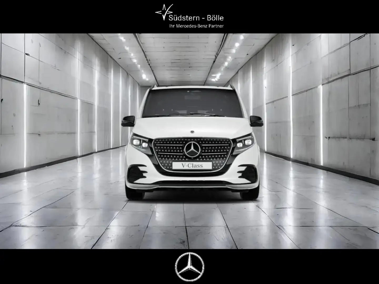 Mercedes-Benz V 300 STYLE KOMPAKT+AMG+NAVI+AHK+360°+DISTRONIC Weiß - 2