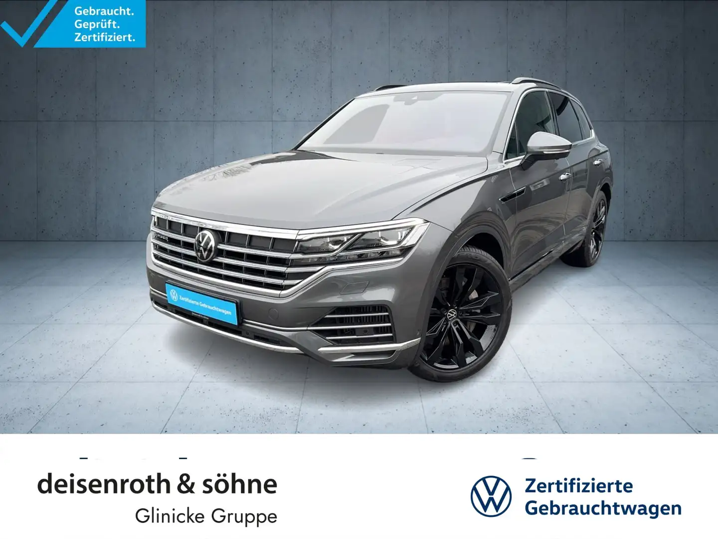 Volkswagen Touareg Atmosphere eHybrid AHK/Pano/Matrix/Luft/ Grau - 1