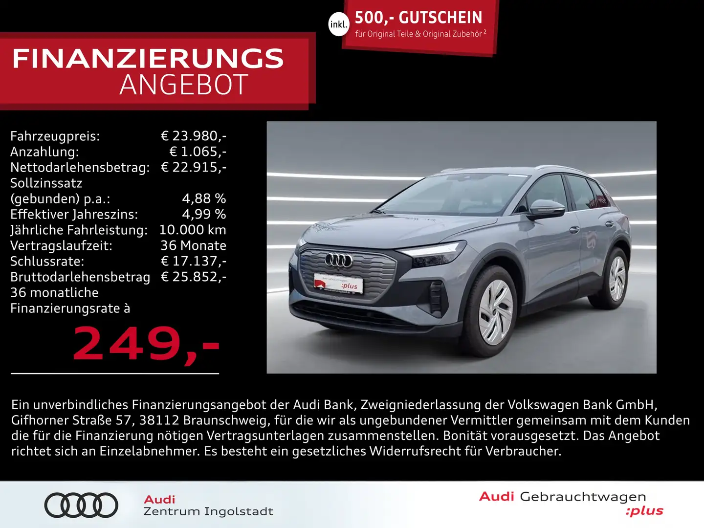 Audi Q4 e-tron 35 Standklima Navivorb. 3Z-Klima PDC Gri - 1