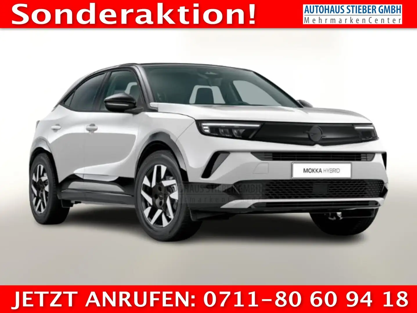 Opel Mokka GS Facelift Hybrid 145 PS Shz+Lhz+Kam+LED+EPH-h... Blanc - 1