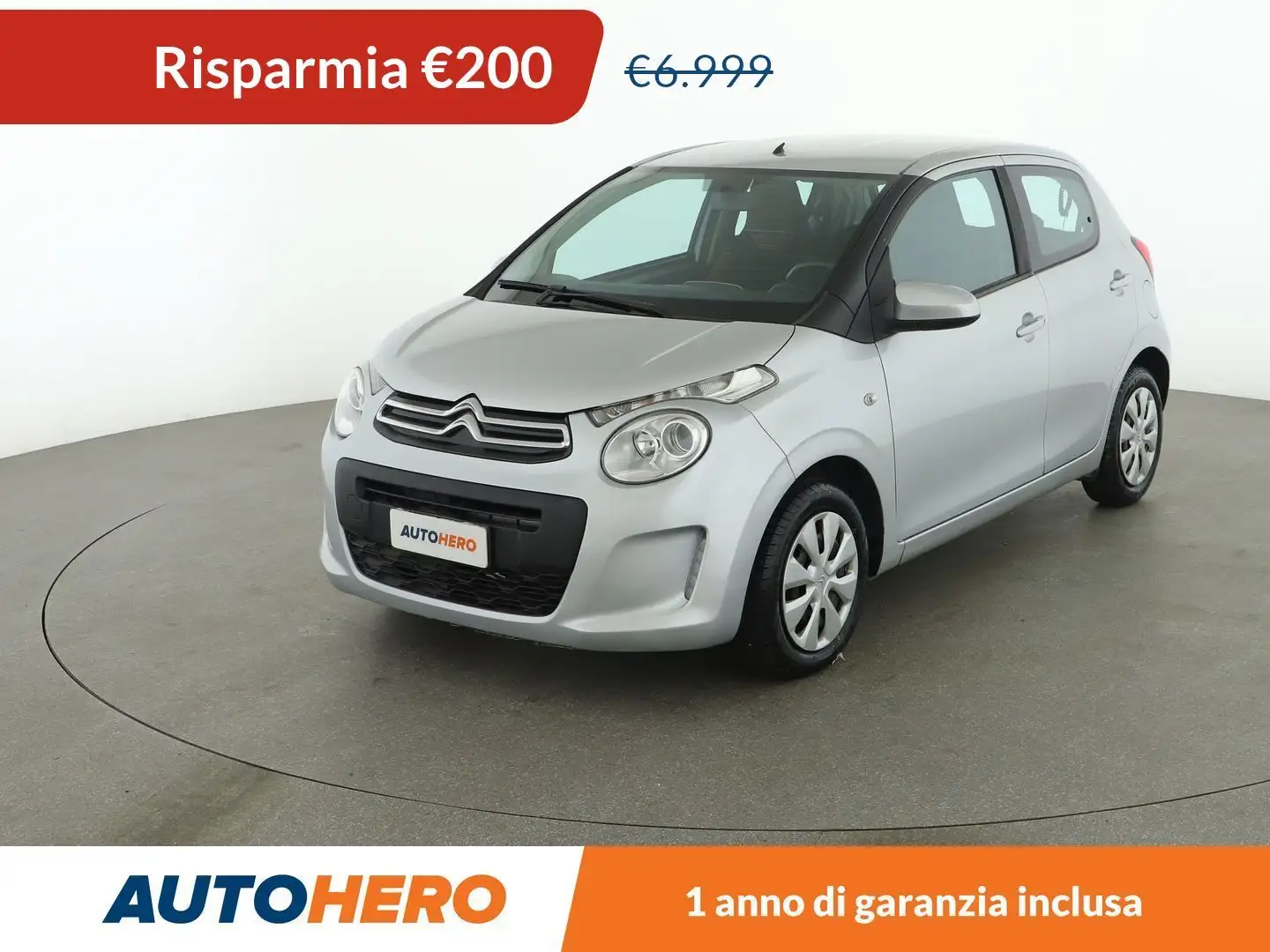Citroen C1 1.0 VTi Feel 68 CV Grigio - 1