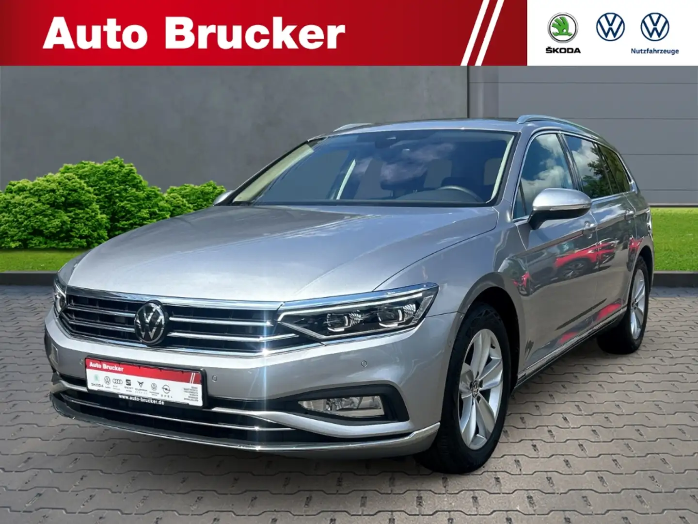 Volkswagen Passat Variant Elegance 2.0 TDI LED+Standheizung+3-Zonen- Silver - 1