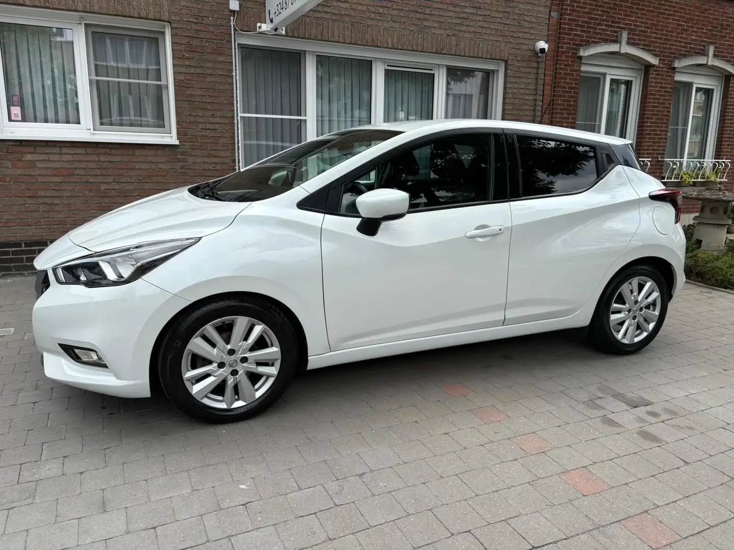 Nissan Micra 0,9i! Nieuwstaat* Airco*Navi* 87000km* Garantie! Білий - 2