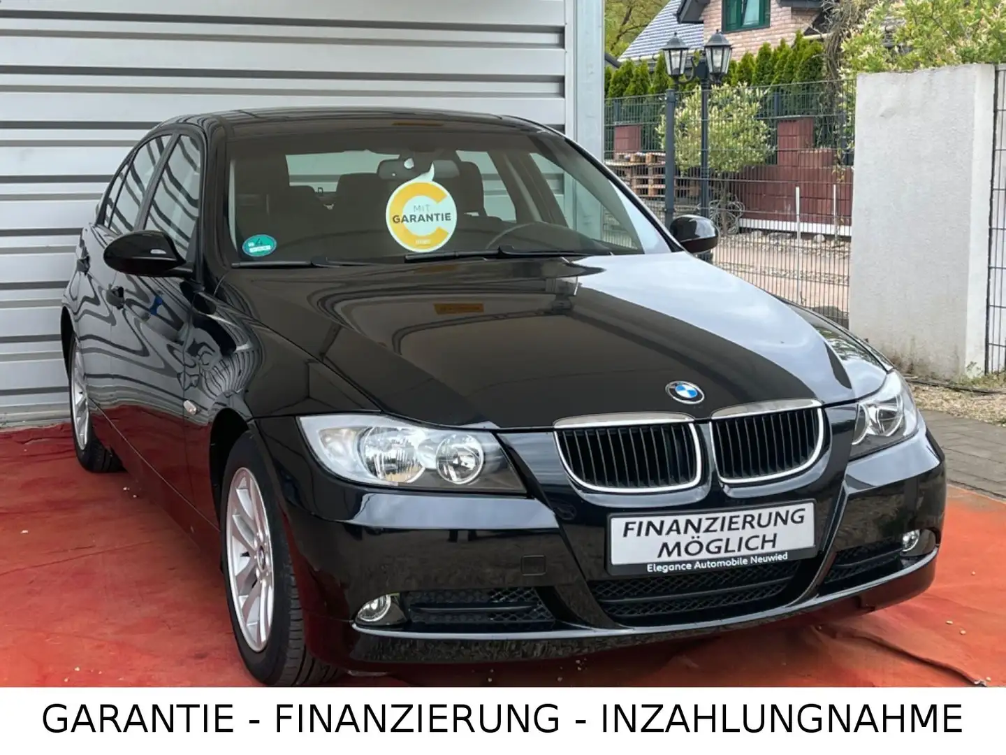 BMW 318 3 Lim. 318d/Garantie/Rentnerfzg./*WENIG KM* Schwarz - 1