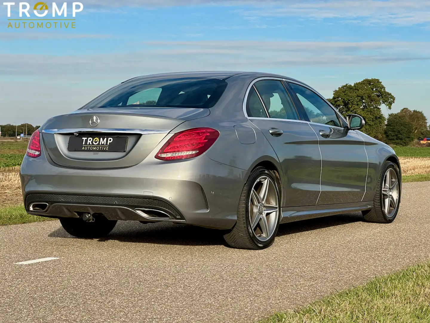 Mercedes-Benz C 180 AMG Prestige | Zeer netjes | NAP Gris - 2