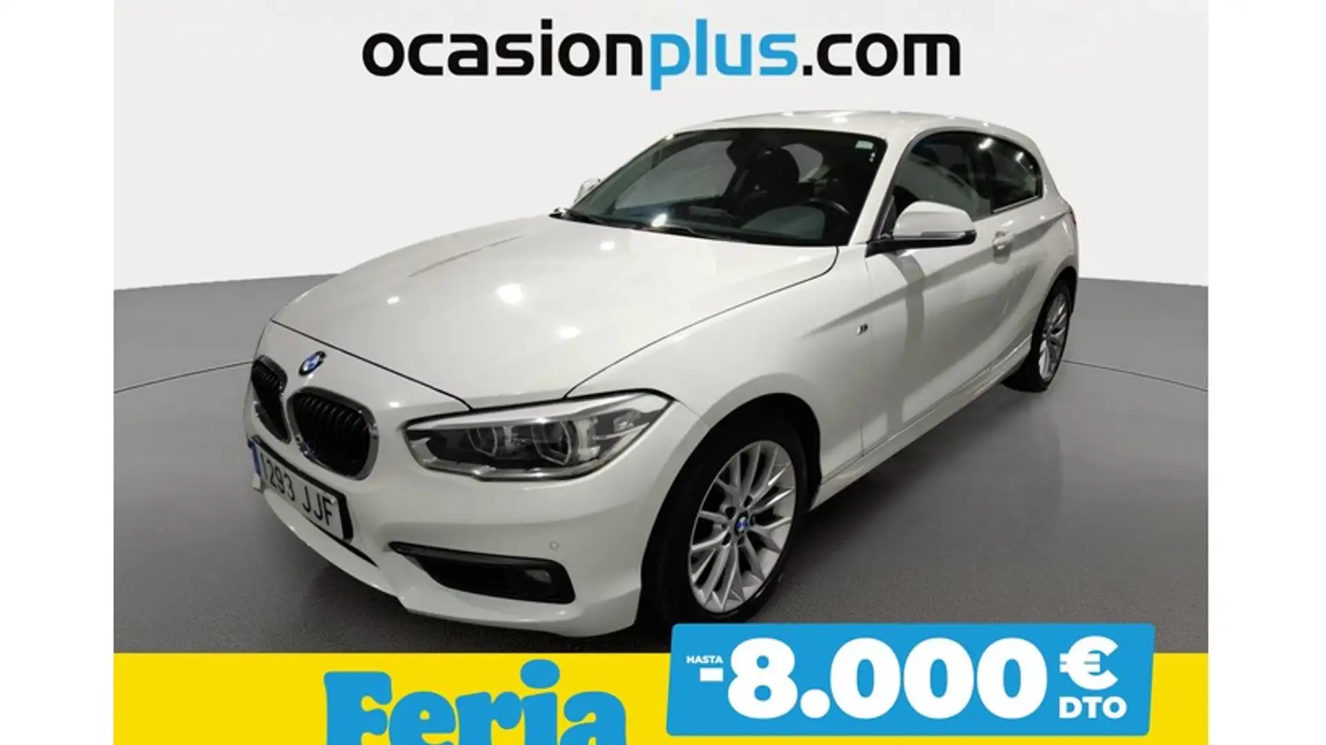 BMW 116 116d Blanc - 1
