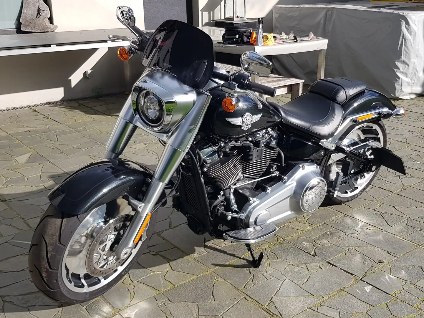 Harley-Davidson Fat Boy Model 114 2018 Zwart - 1