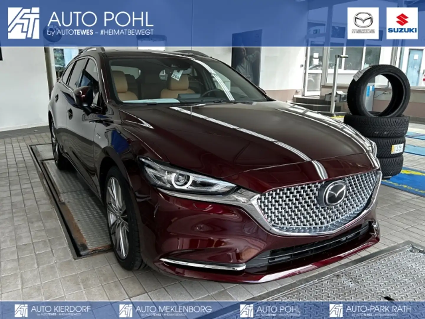 Mazda 6 20th ANNIVERSARY BOSE GSD Leganu-Suede NAV AppleAn Rot - 1
