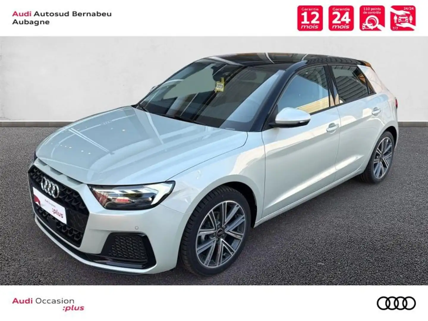 Audi A1 25 TFSI 95ch Design S tronic 7 Argent - 1