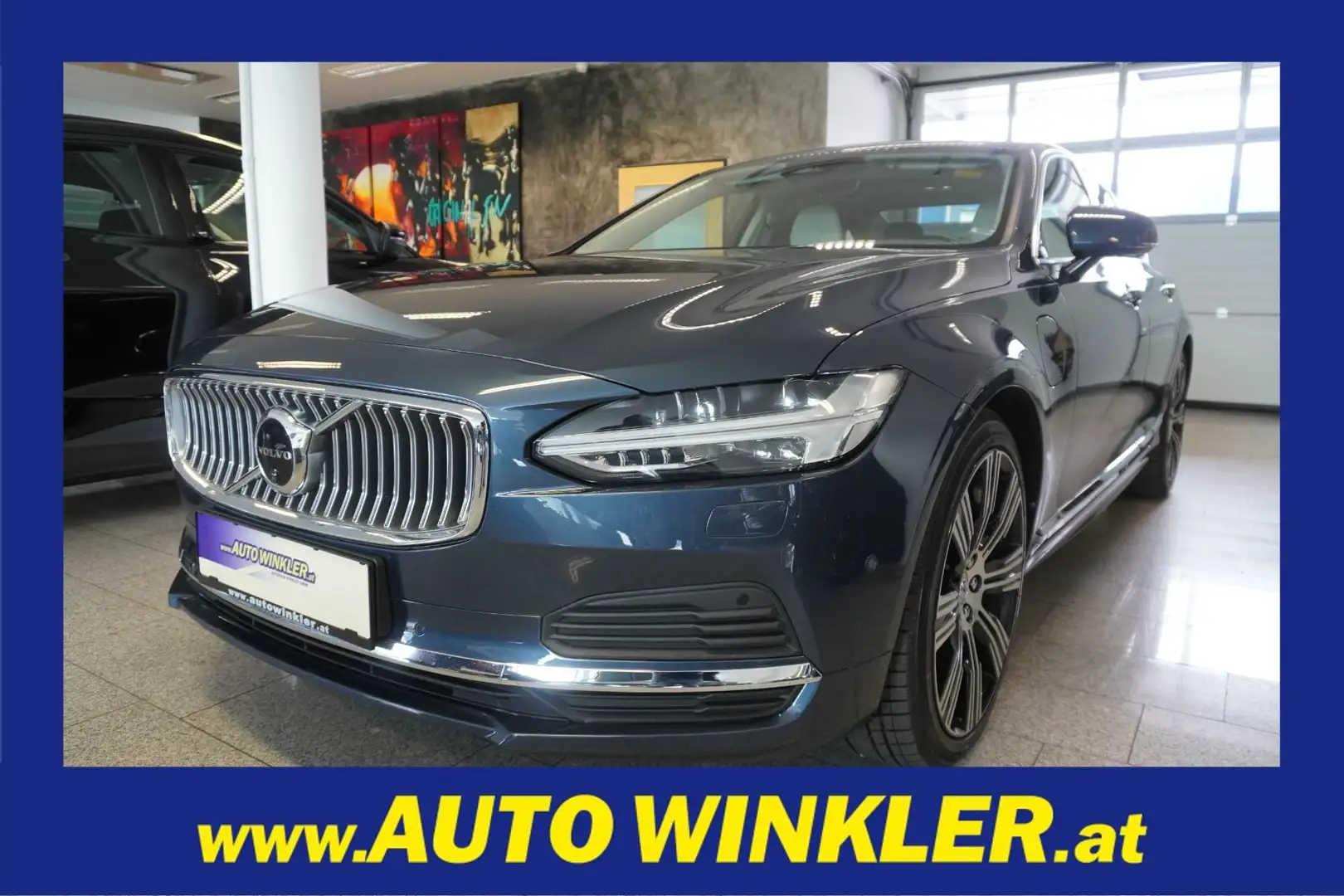 Volvo S90 2.0 T8 Recharge PHEV Hybrid Virtual/Leder/Navi/LED Blau - 1