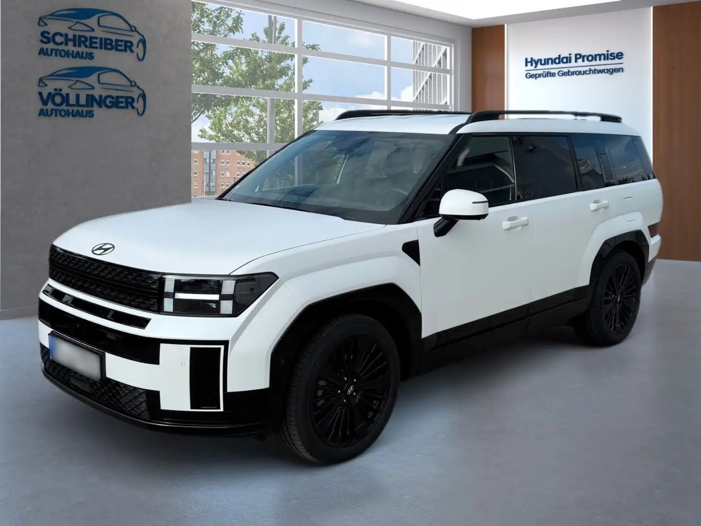 Hyundai SANTA FE 1.6 T-GDI Plug-In BLACKLINE 4WD 6-Sitze Weiß - 1