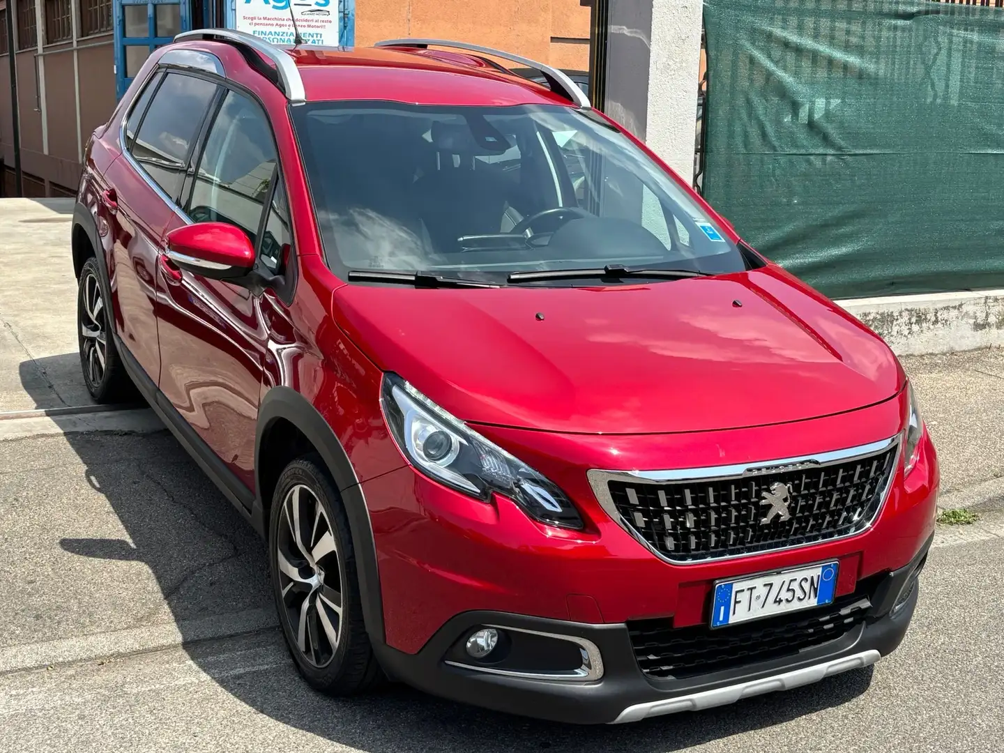 Peugeot 2008 *1.5 DIESEL*EURO 6*BLACK MATT* Rosso - 1