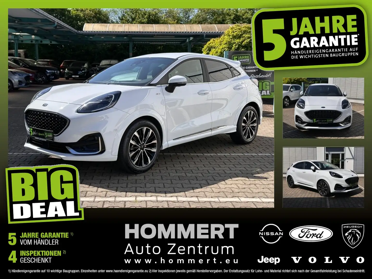Ford Puma 1.0 EcoBoost ST-Line Vignale *ACC*Kamera* Weiß - 1