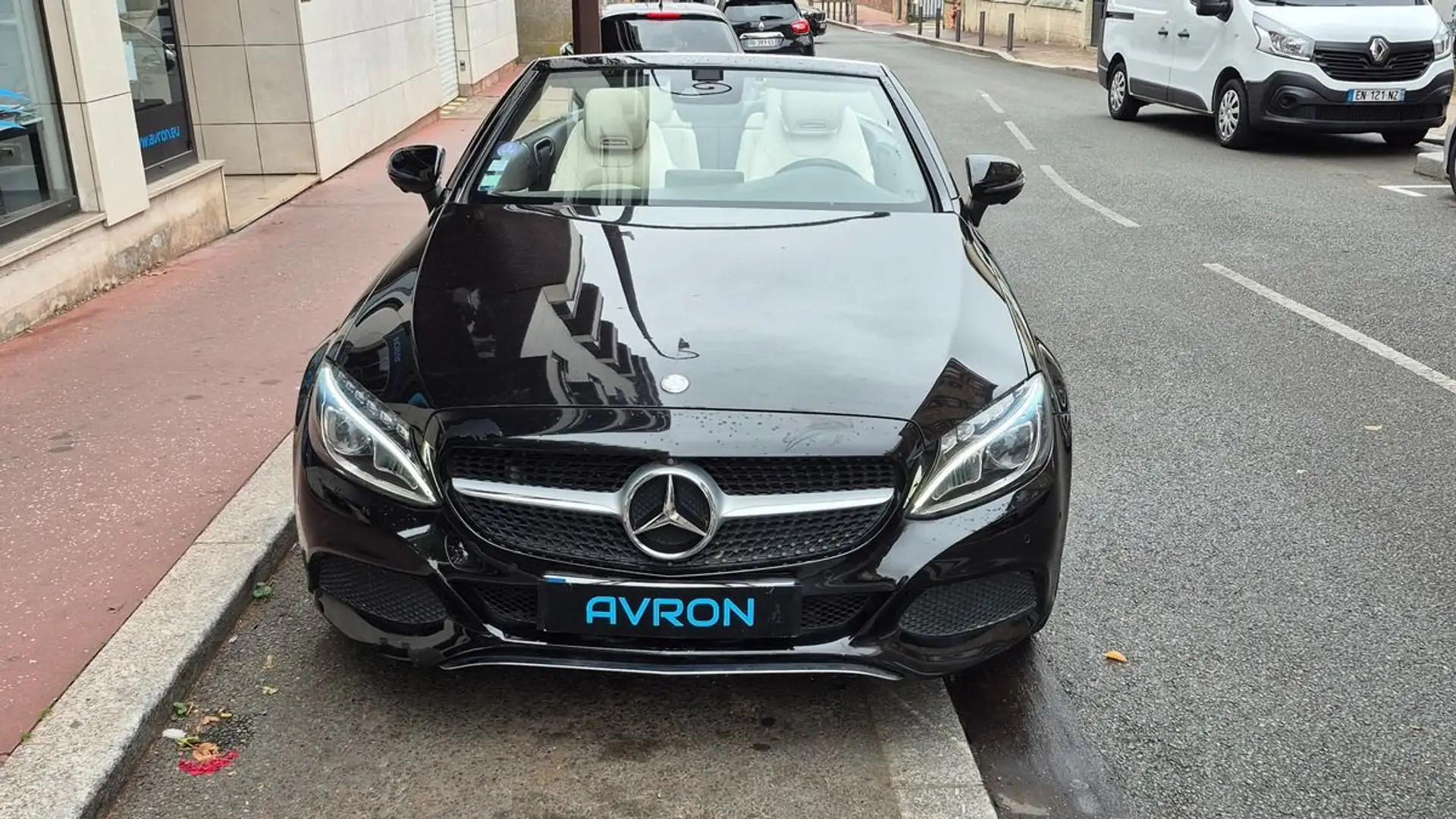 Mercedes-Benz C 300 CABRIOLET 300 9G-TRONIC AMG LINE Noir - 2