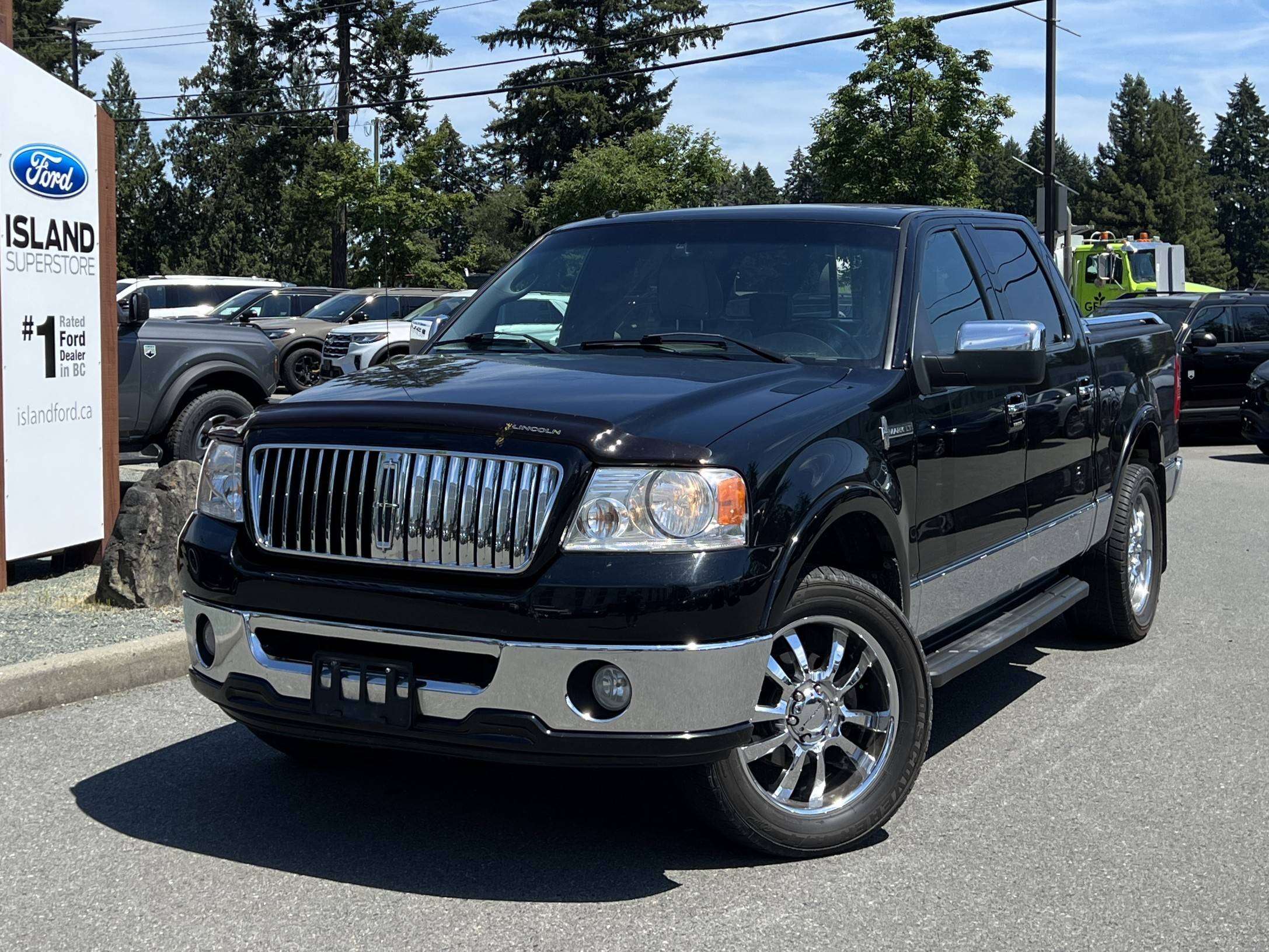 Black 2006 Lincoln Mark LT Pickup Truck Four-Wheel Drive Automatic