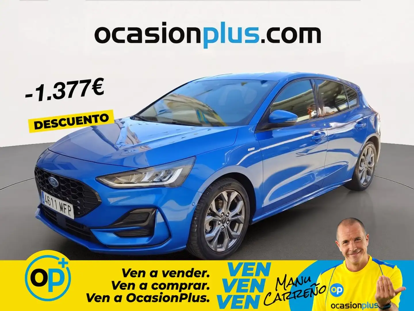 Ford Focus 1.0 Ecoboost MHEV ST-Line X 125 Azul - 1