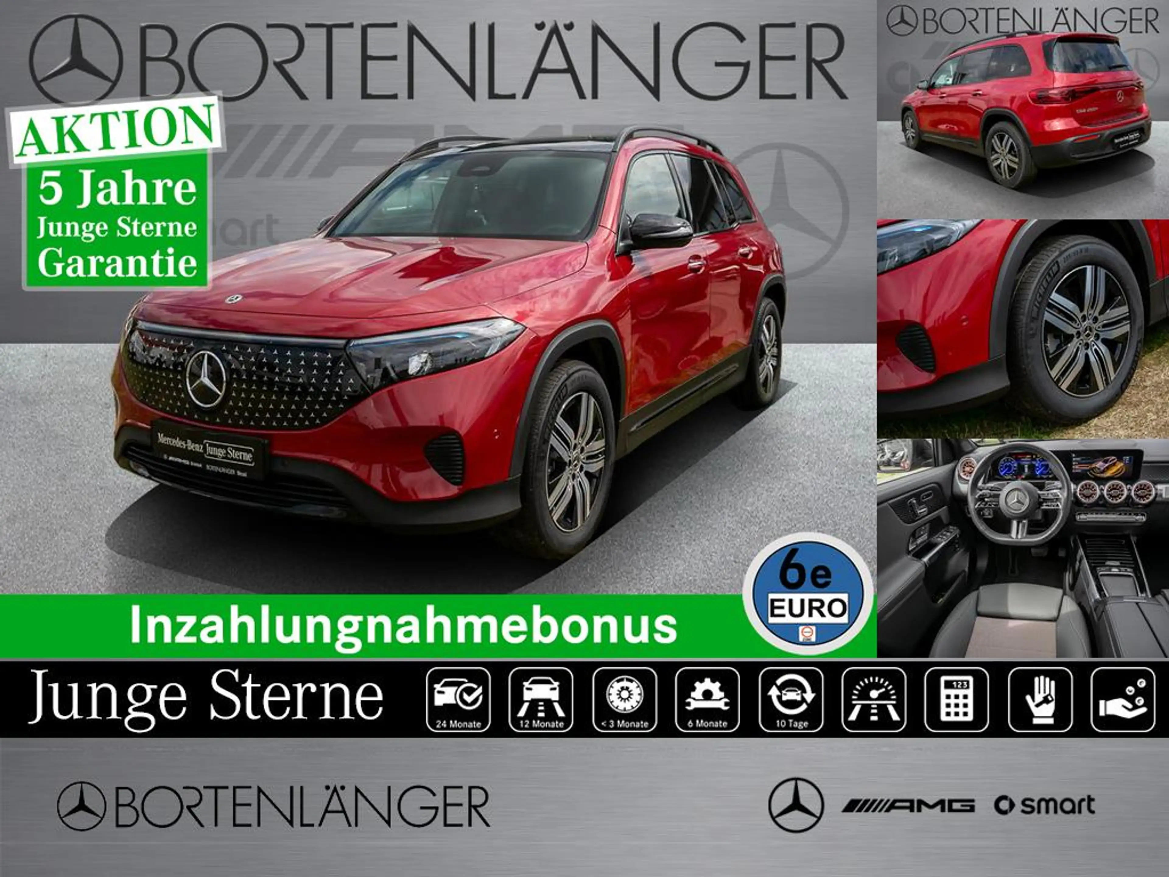 Mercedes-Benz EQB 250 + Electric Art PLUS Pano Red Night LED Kamera
