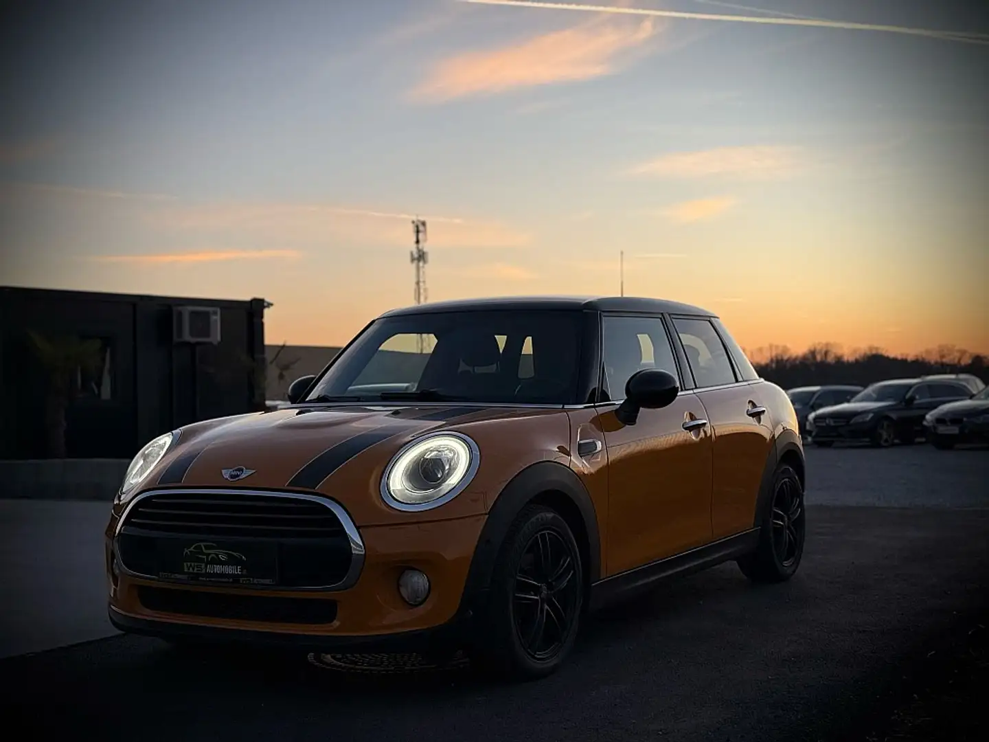 MINI Cooper Rück/Teilleder/1.Besitz Orange - 1