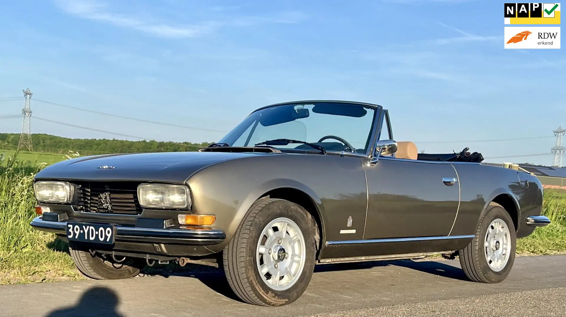 Peugeot 504 V6 Cabrio 2.7 injection Beige - 1