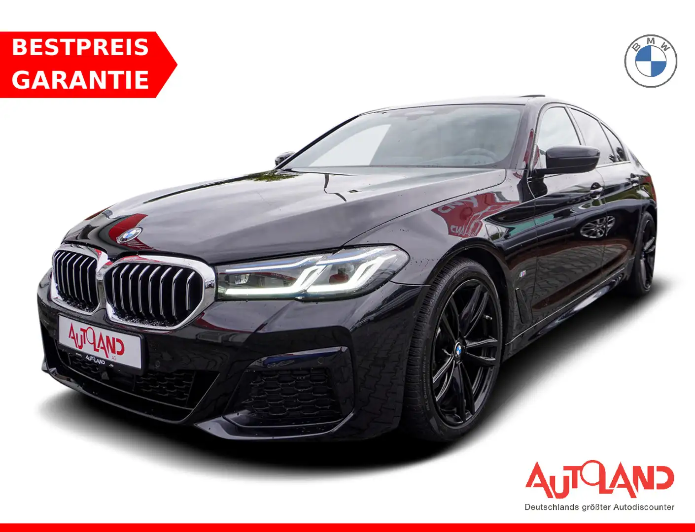 BMW 520 520d M Sport Aut. Laser Navi Virtual Cockpit HUD Negro - 1