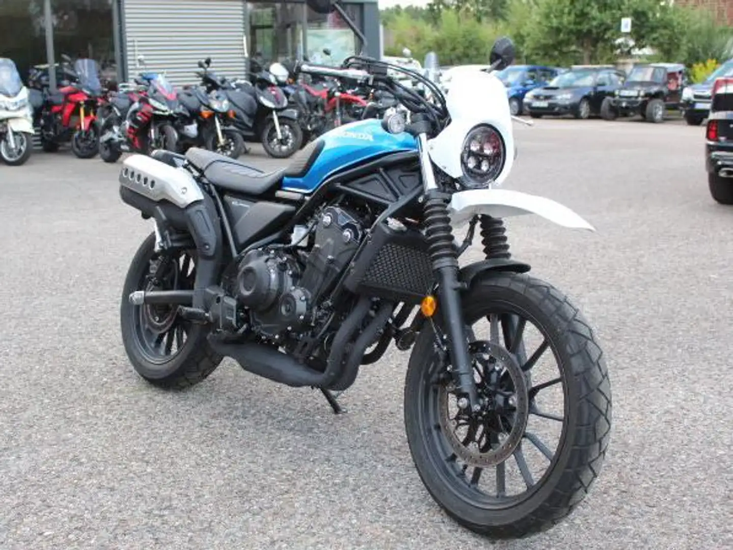 Honda CL 500 ABS * Griffheizung, hoher Kotflügel * wenig KM Albastru - 1