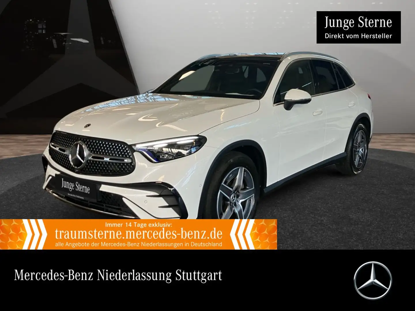 Mercedes-Benz GLC 450 d 4M AMG+PANO+360+AHK+KEYLESS+9G Weiß - 1