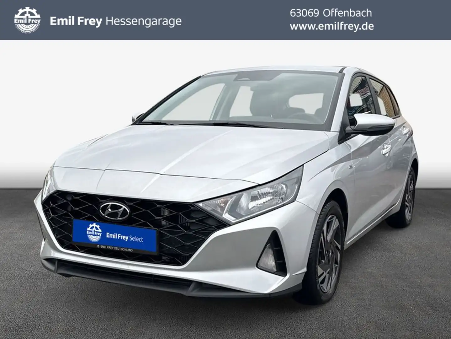 Hyundai i20 1.0 T-GDI 48V-Hybrid DCT Trend Silber - 1