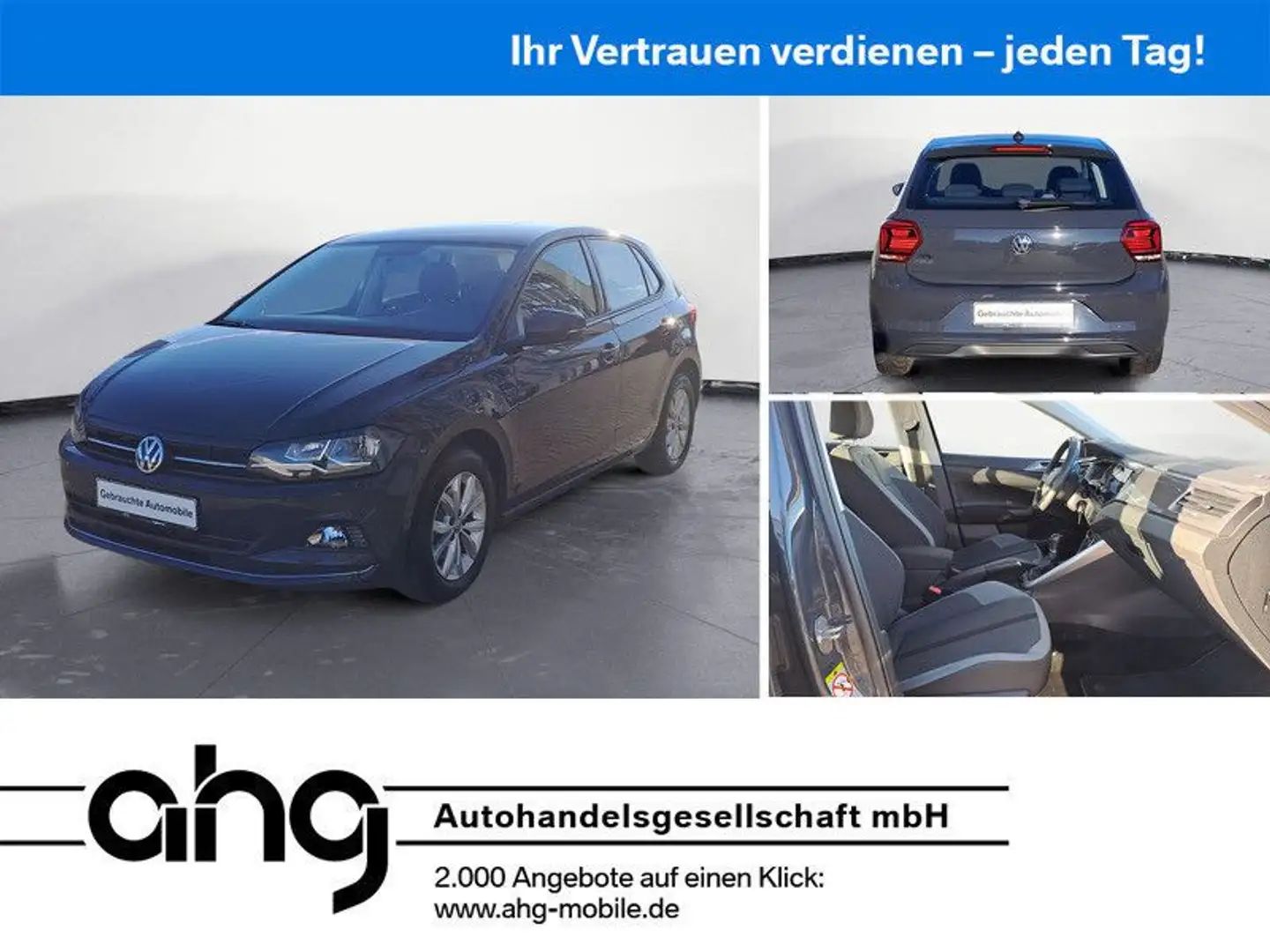 Volkswagen Polo 1.6 TDI SCR Highline Grau - 1
