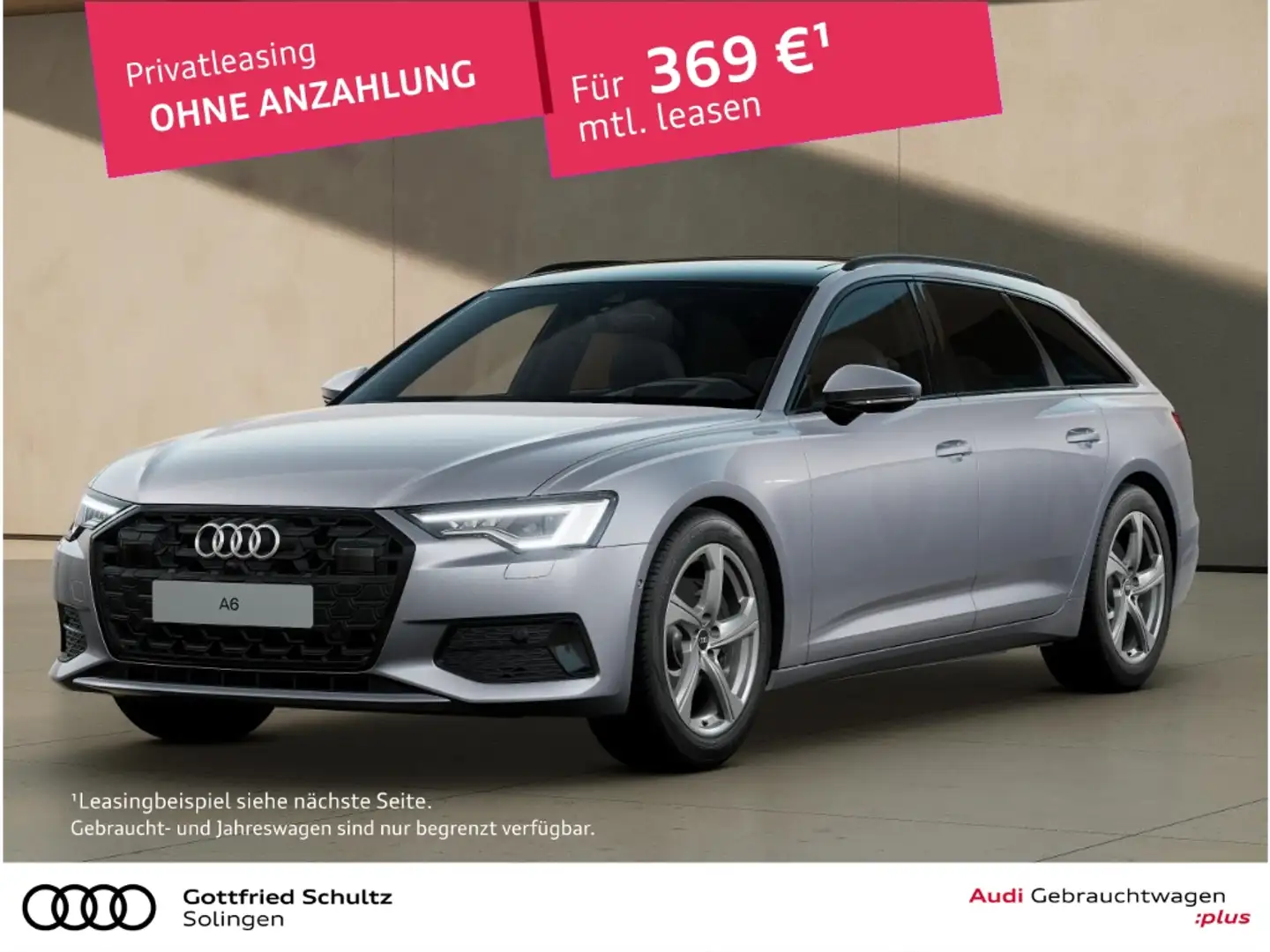 Audi A6 Avant 45 TFSI S-TRONIC advanced Anschlussgarantie Silber - 1