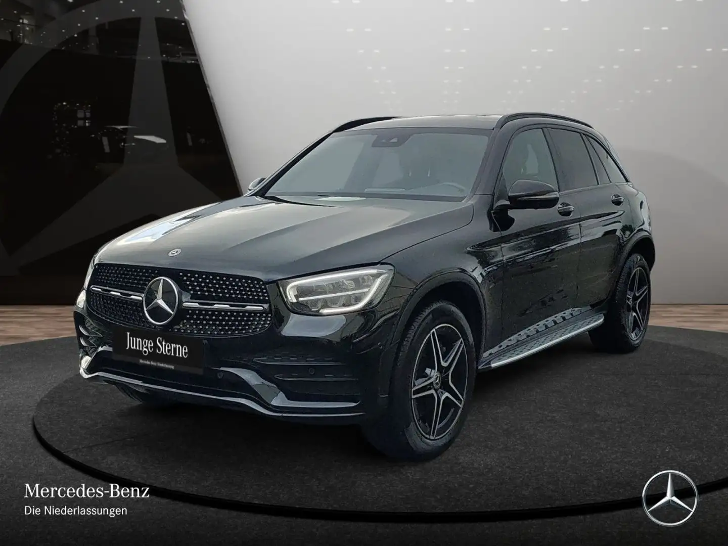 Mercedes-Benz GLC 300 e 4M AMG+NIGHT+360+AHK+LED+KEYLESS+9G Schwarz - 2
