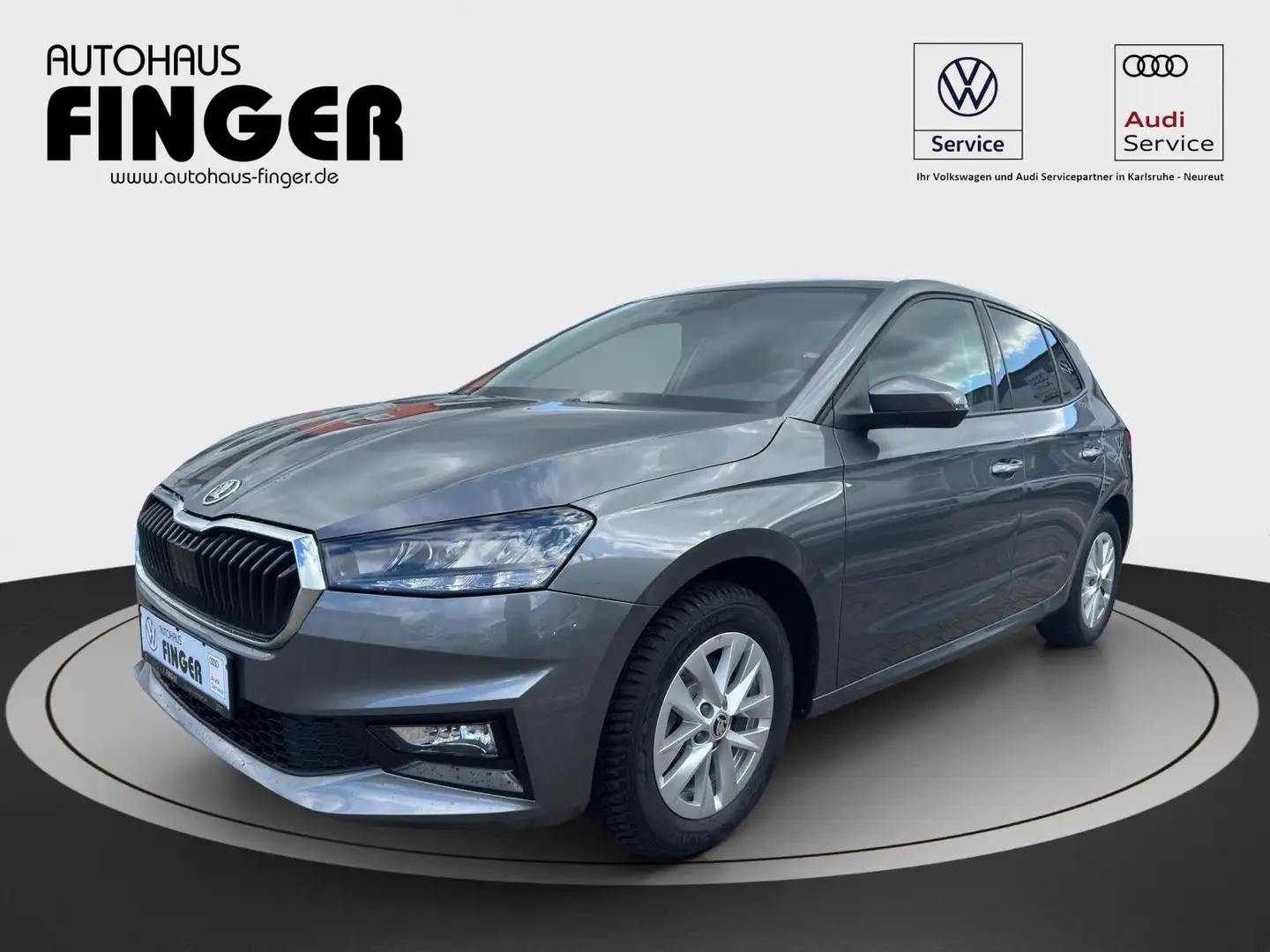Skoda Fabia 1.0 TSI DSG Ambition*Klima/LED/SHZ/PDC/App Gris - 2