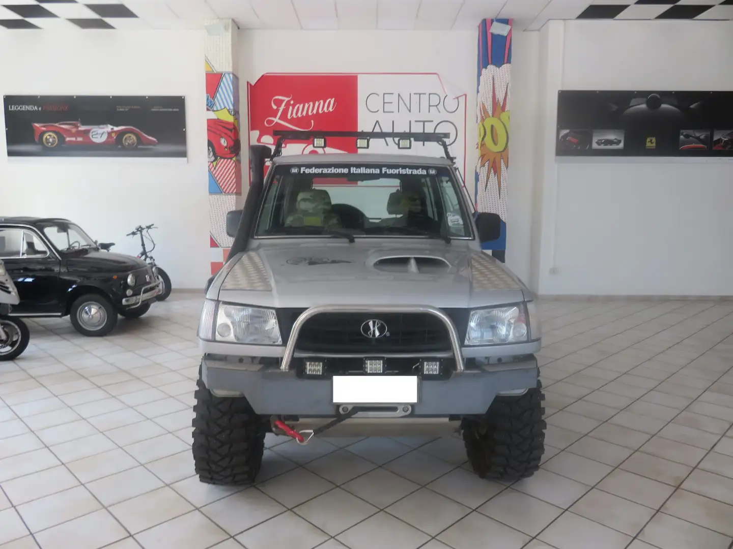 Hyundai Galloper Galloper 3p 2.5 tdi Max c/airbag Srebrny - 1
