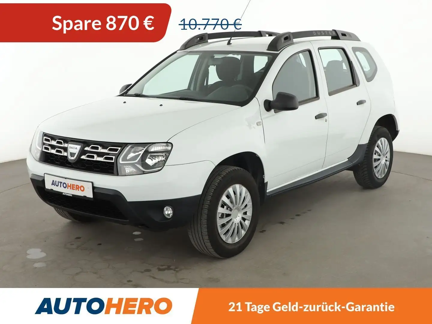 Dacia Duster 1.6 SCe Ambiance 4x2*KLIMA*USB*CD*GARANTIE* Weiß - 1