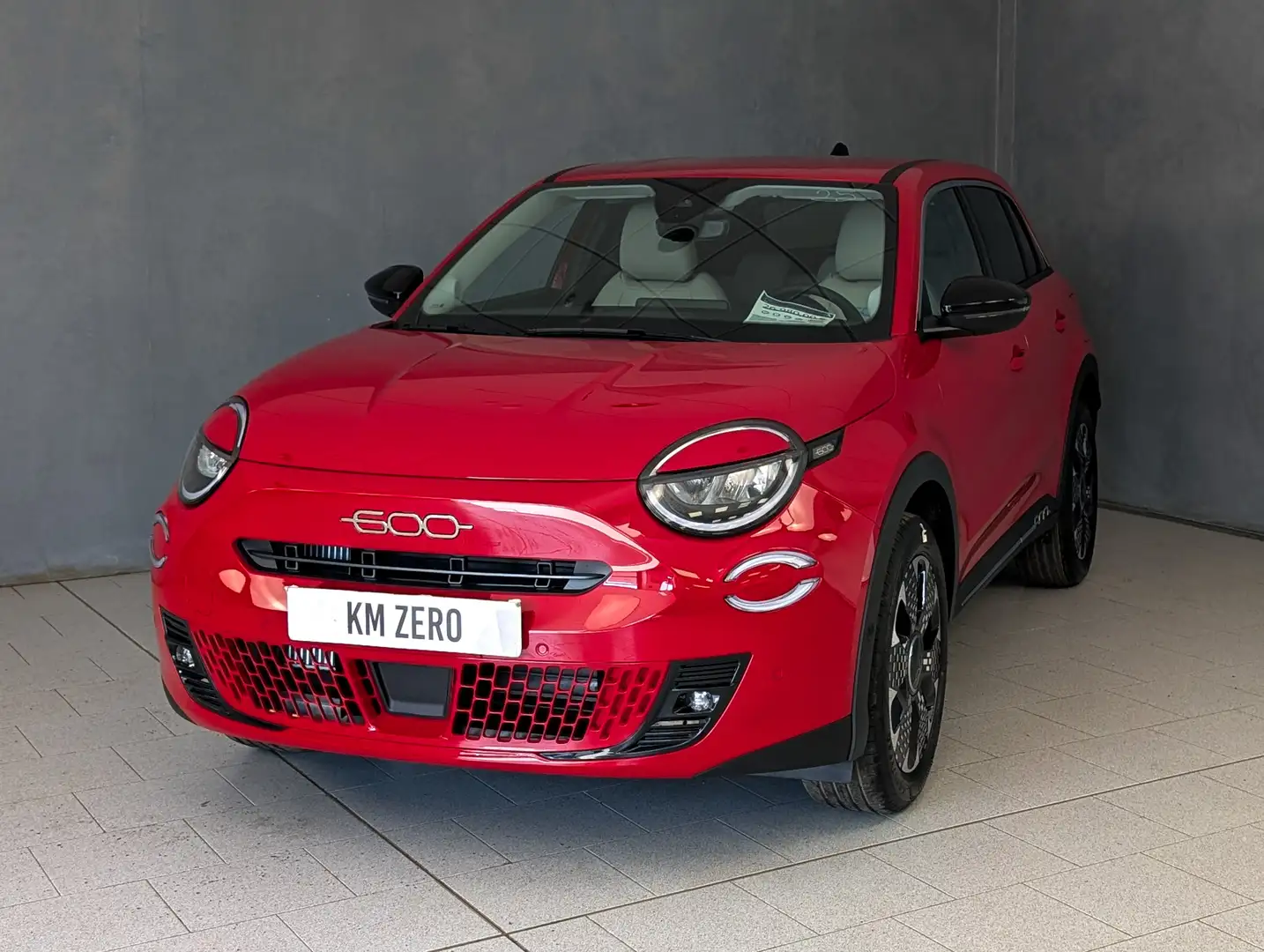Fiat 600 1.2 HYBRID 100CV AUTOMATIC LA PRIMA Rosso - 2