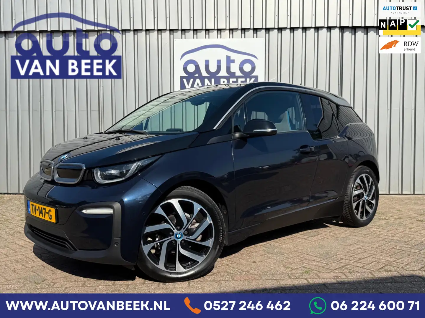 BMW i3 IPerformance 33 kWh|Cam|3 fasen|Incl. btw Blauw - 1