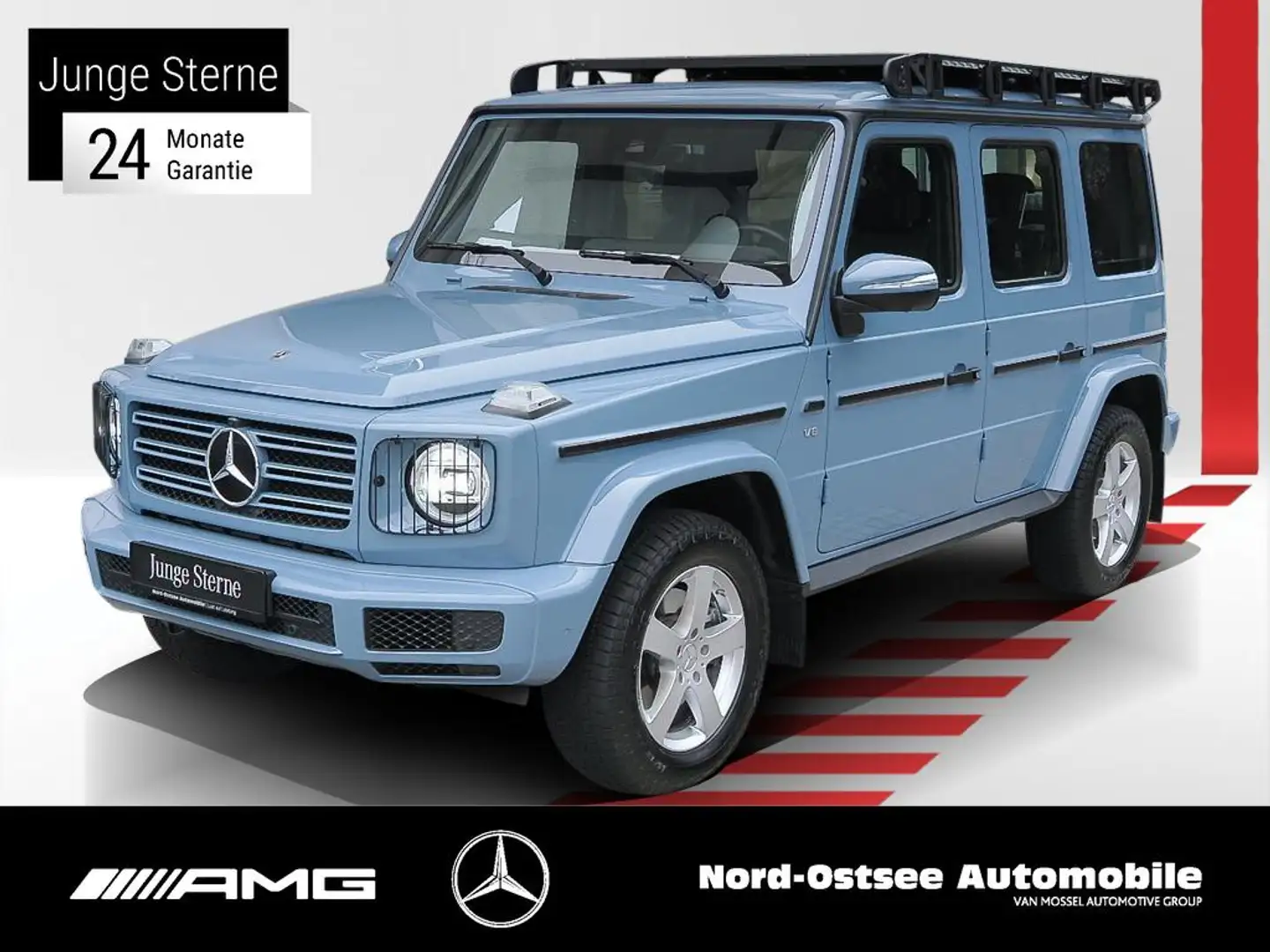 Mercedes-Benz G 500 Station  MANUFAKTUR vintageblau Burmester Bleu - 1