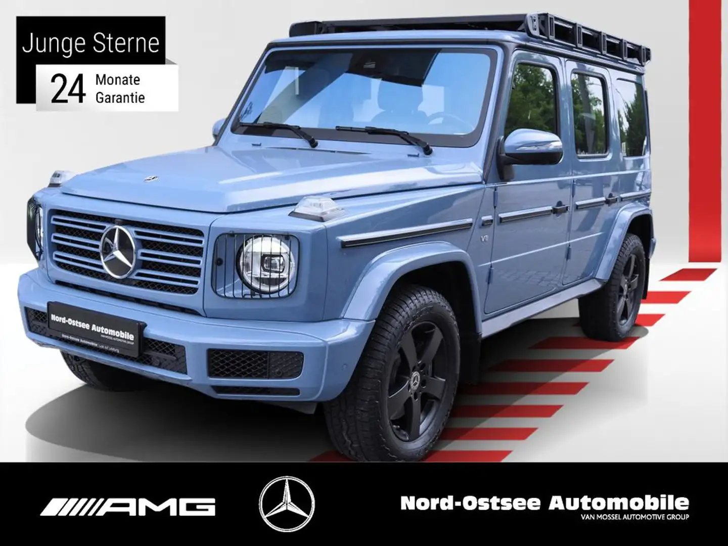 Mercedes-Benz G 500 Station  MANUFAKTUR vintageblau Burmester Azul - 1