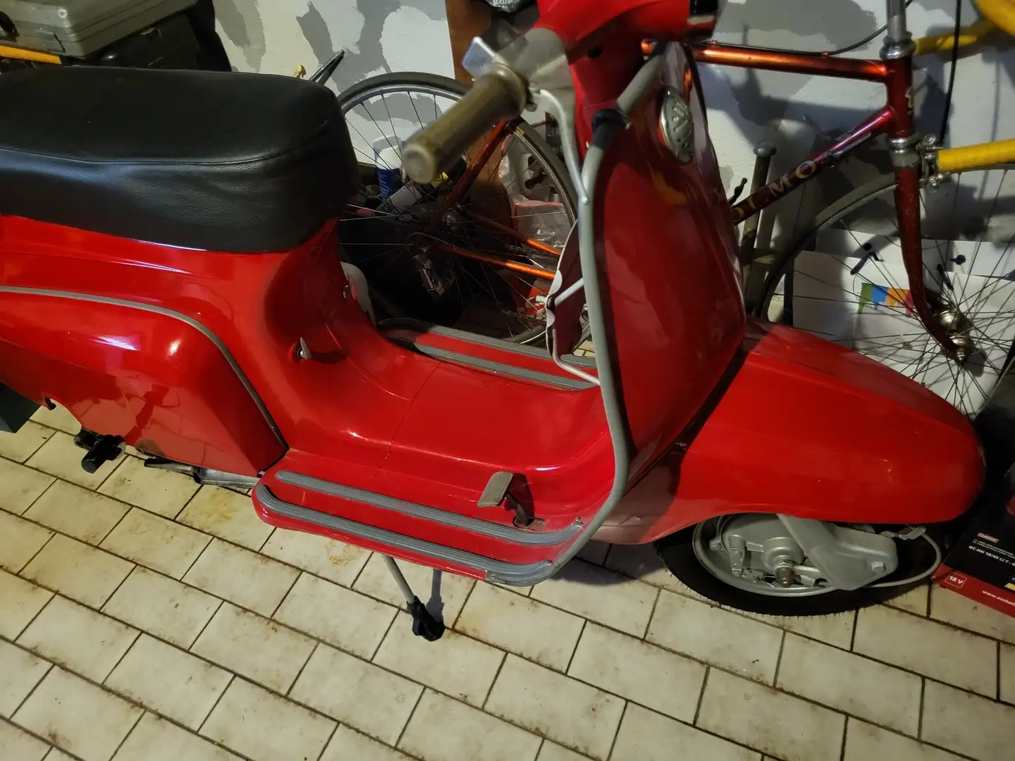 Lambretta J originale Roşu - 2