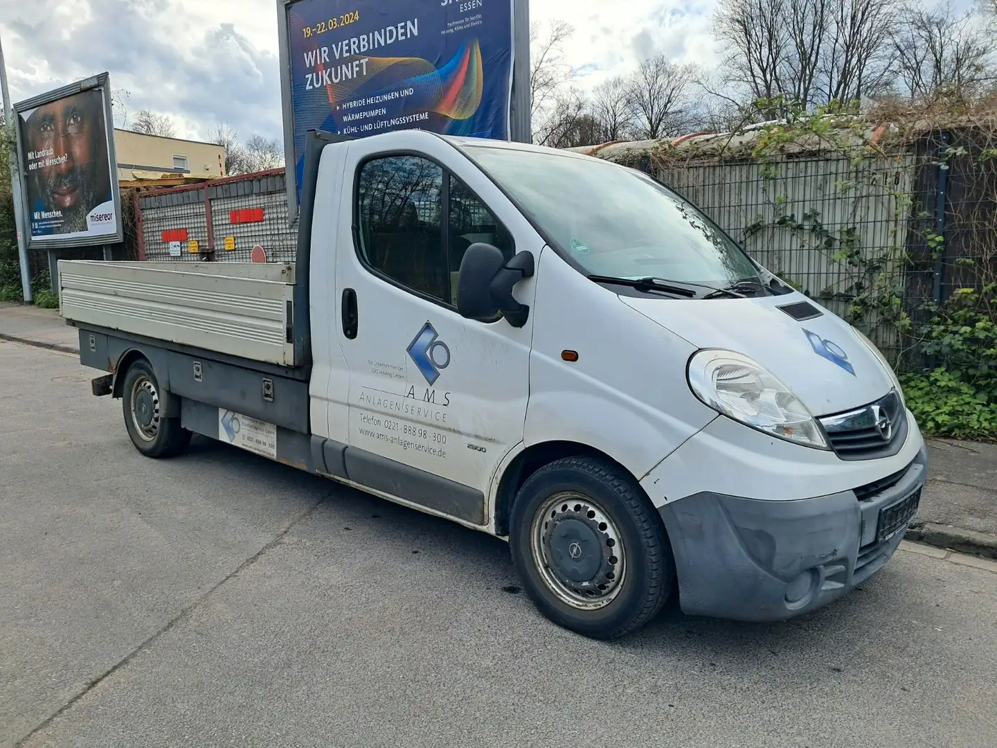 Opel Vivaro Pritsche Hochpritsche Blanc - 1