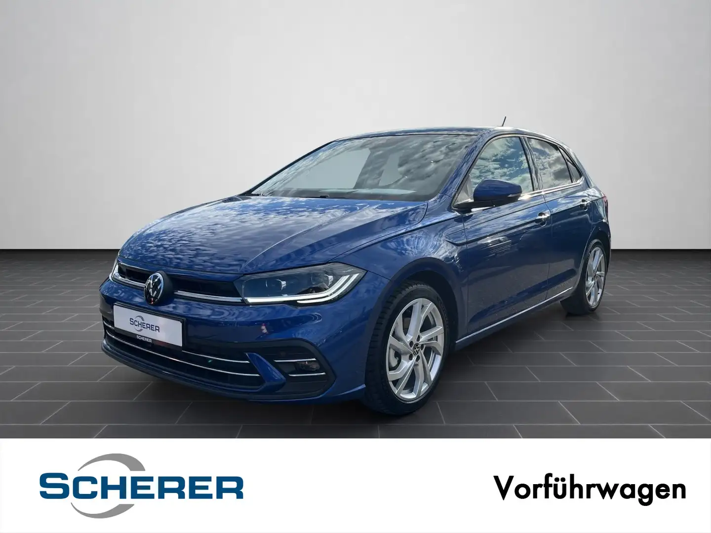 Volkswagen Polo Style DSG/AHK/PANO/RFK/IQ.DRIVE/LM17/ Blau - 1