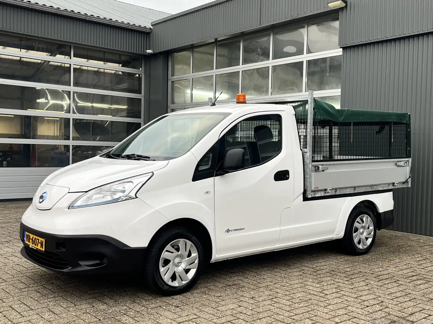 Nissan E-NV200 24kWh 100% electrische Pick-up Openlaadbak Airco C Weiß - 2