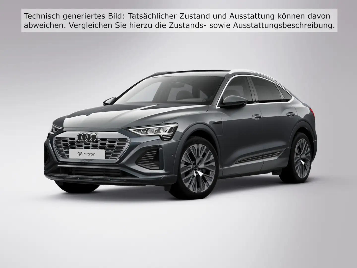 Audi Q8 e-tron 55 S line AHK*Assist*B&O*Pan Grau - 2