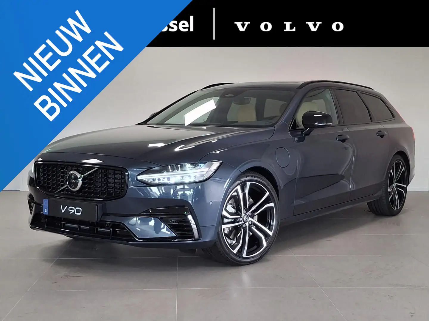 Volvo V90 T8 Plug-in hybrid AWD Ultra Dark | B&W Audio | Pan Blauw - 1