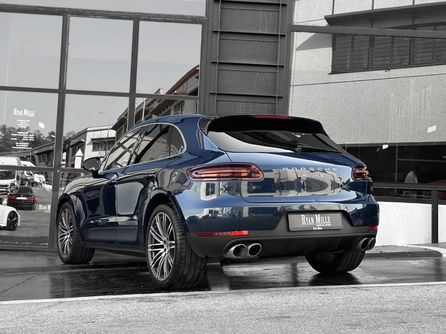 Porsche Macan S Diesel Aut. Blauw - 2