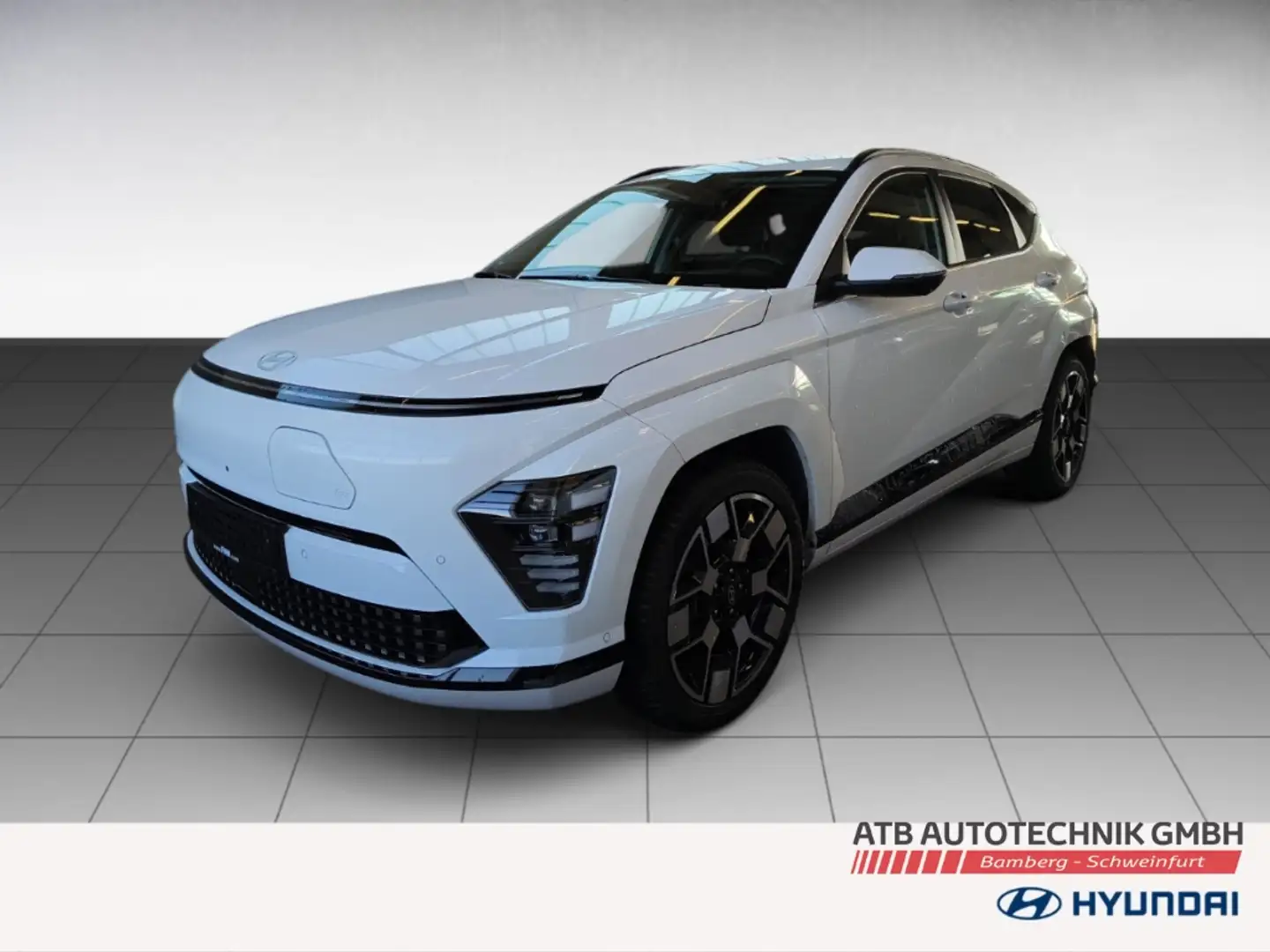 Hyundai KONA 65,4 kWh Prime 98,9% SOH Sitz-Komfort-Paket Weiß - 2